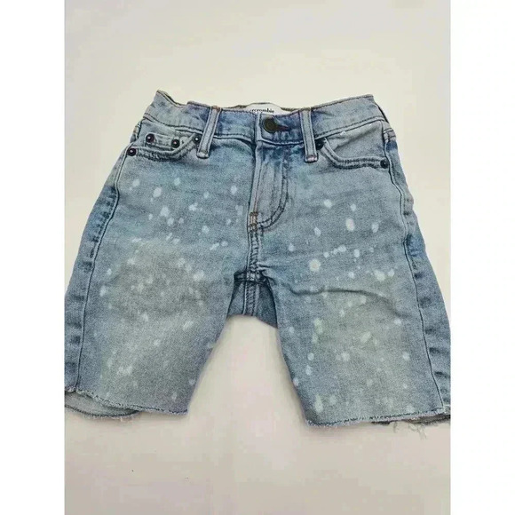 2 Pair Abercrombie Kids Boy's Size 5/6 Jean Shorts - Picture 5 of 7